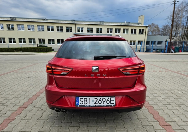 Seat Leon cena 60900 przebieg: 95600, rok produkcji 2018 z Moryń małe 232
